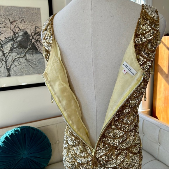 Amazing Vintage Top, Beaded with Sequins - Picture 9 of 11